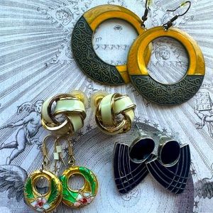 Aries-Inspired Earring Set